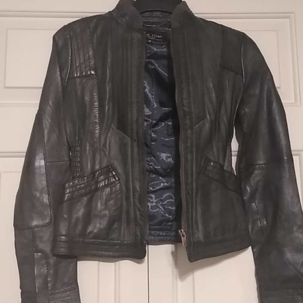 Leather jacket